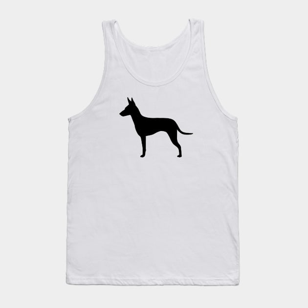 Manchester Terrier Silhouette Tank Top by Coffee Squirrel